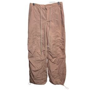 Mimosa pink nylon cargo pants womens‎ small streetwear urban grunge barbiecore